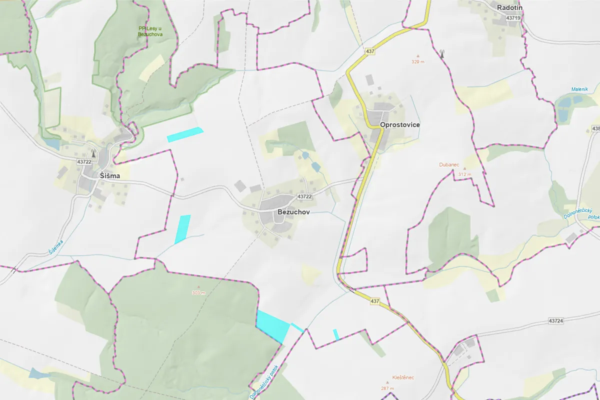 Prodej podílu 1/8 pole 10309 m²